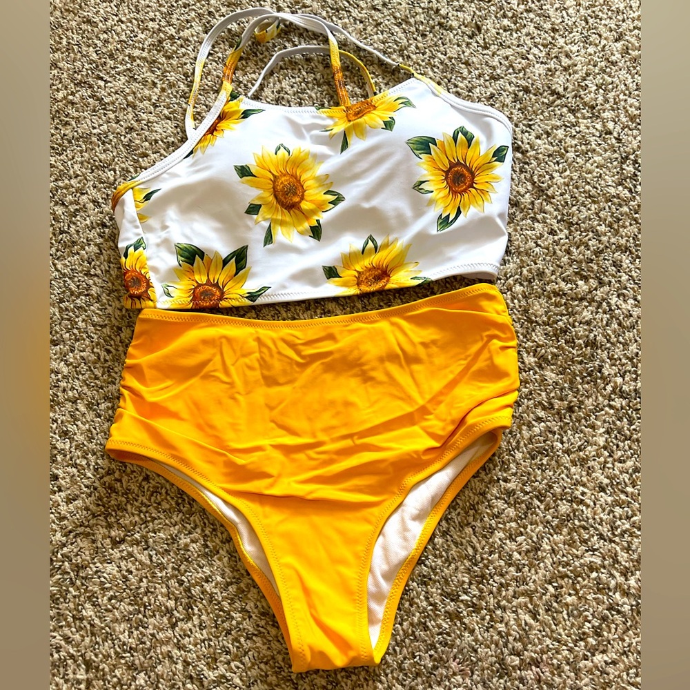 Sunflower 2 piece bathing suit